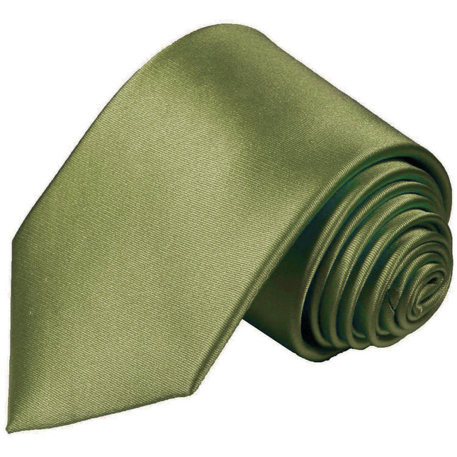Solid Green Necktie and Pocket Square Paul Malone Ties - Paul Malone.com