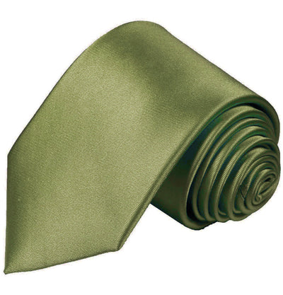 Solid Green Necktie and Pocket Square Paul Malone Ties - Paul Malone.com