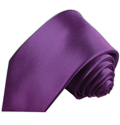 Solid Purple Men's Necktie Vittorio Farina Ties - Paul Malone.com