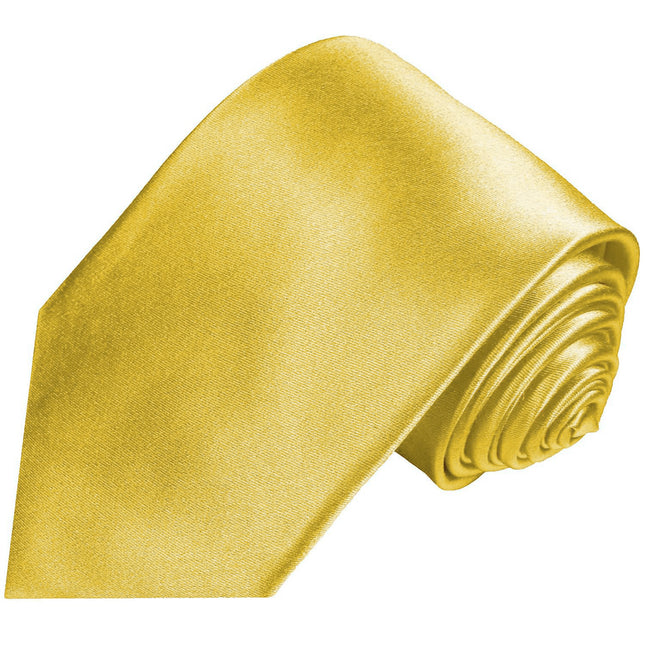 Solid Yellow Men's Necktie Vittorio Farina Ties - Paul Malone.com