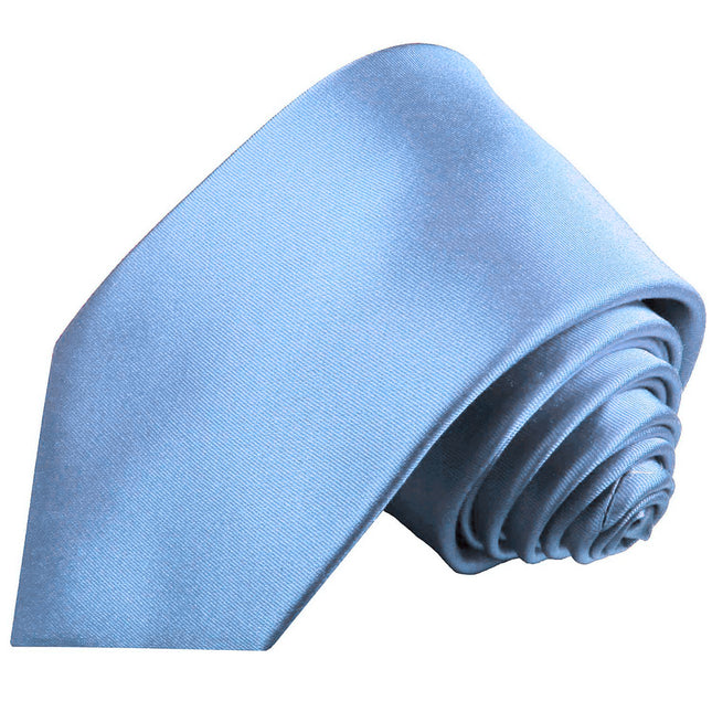 Baby Blue Necktie and Pocket Square Paul Malone Ties - Paul Malone.com