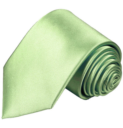 Solid Green Necktie and Pocket Square Paul Malone Ties - Paul Malone.com