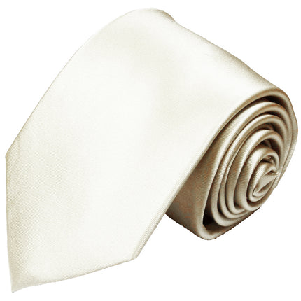 Solid Pristine Necktie and Pocket Square Paul Malone Ties - Paul Malone.com