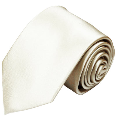 Solid Pristine Necktie and Pocket Square Paul Malone Ties - Paul Malone.com