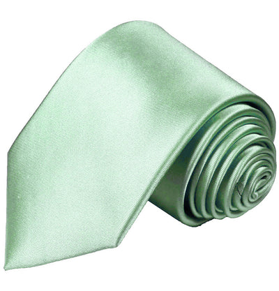 Solid Mint Silk Necktie Set By Paul Malone Paul Malone Ties - Paul Malone.com