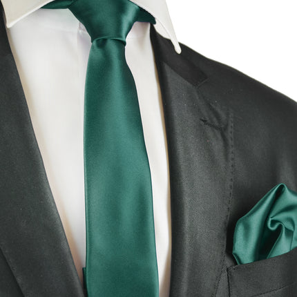 Classic Solid Satin Men's Necktie Brand Q Ties - Paul Malone.com