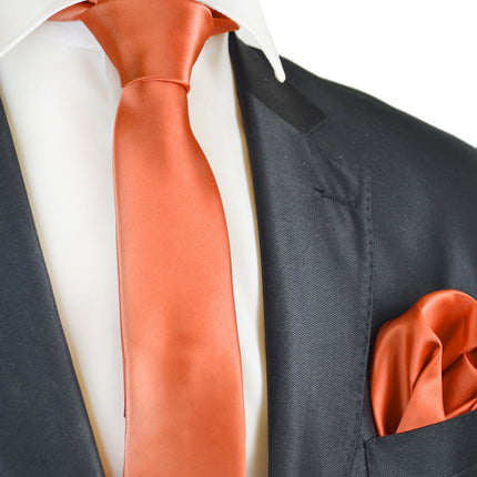 Classic Solid Satin Men's Necktie Brand Q Ties - Paul Malone.com