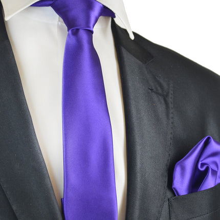 Classic Solid Satin Men's Necktie Brand Q Ties - Paul Malone.com