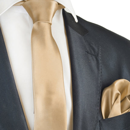 Classic Solid Satin Men's Necktie Brand Q Ties - Paul Malone.com