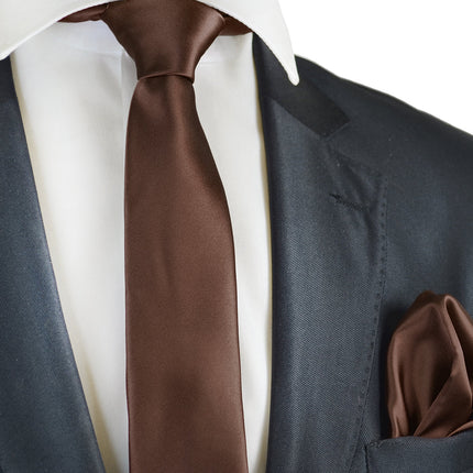 Classic Solid Satin Men's Necktie Brand Q Ties - Paul Malone.com