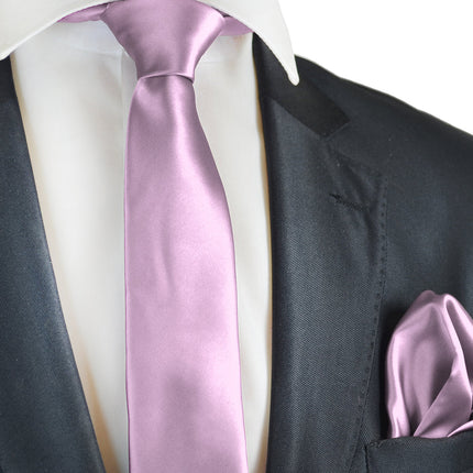 Classic Solid Satin Men's Necktie Brand Q Ties - Paul Malone.com
