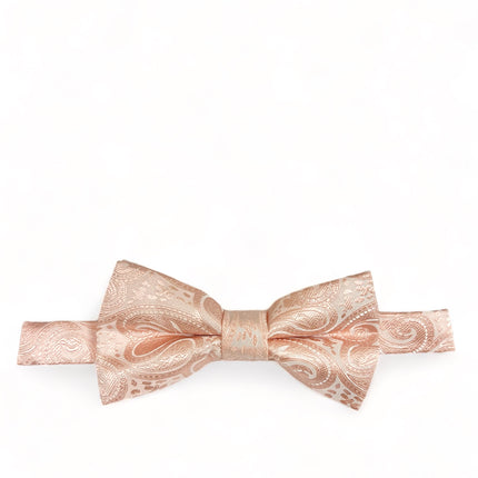 Classic Formal Blush Paisley Bow Tie Vittorio Farina Bow Ties - Paul Malone.com