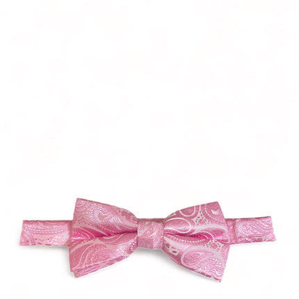 Classic Formal Pink Paisley Bow Tie Vittorio Farina Bow Ties - Paul Malone.com