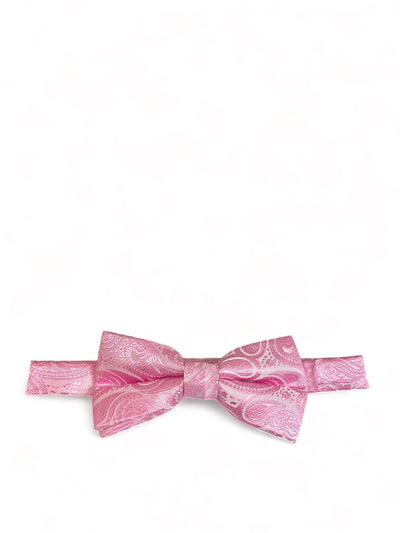 Classic Formal Pink Paisley Bow Tie Vittorio Farina Bow Ties - Paul Malone.com