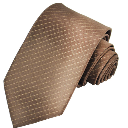 Mustang Brown Slim Tie and Pocket Square Brand Q Ties - Paul Malone.com