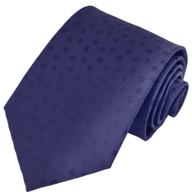 Navy Polka Dot Silk Tie and Pocket Square Paul Malone Ties - Paul Malone.com