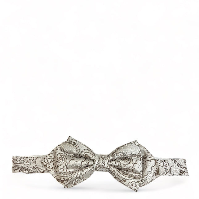 Diamond Espresso Paisley Silk Bow Tie by Paul Malone Paul Malone Bow Ties - Paul Malone.com