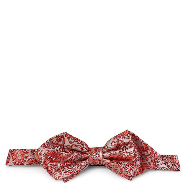 Red Paisley Silk Bow Tie by Paul Malone Paul Malone Ties - Paul Malone.com