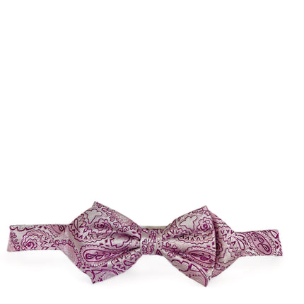 Purple Paisley Silk Bow Tie by Paul Malone Paul Malone Ties - Paul Malone.com