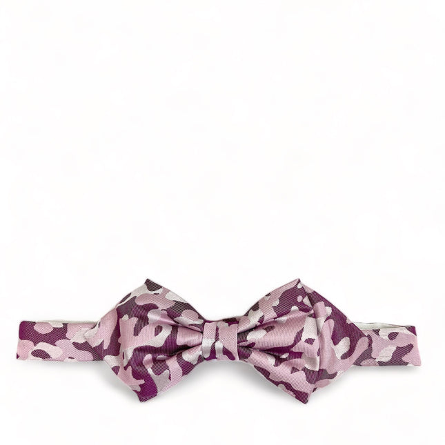 Pink Camouflage Silk Bow Tie by Paul Malone Paul Malone Ties - Paul Malone.com
