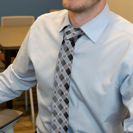 Star Wars Boba Fett Blue and Gray Plaid Tie Star Wars Ties - Paul Malone.com