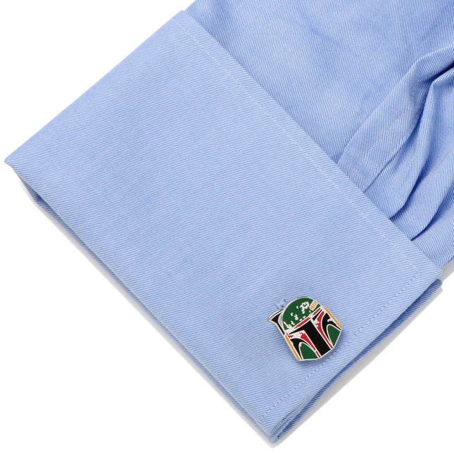 Star Wars Boba Fett Cufflinks, Tie Bar, and Dress Socks Gift Set Star Wars Socks - Paul Malone.com