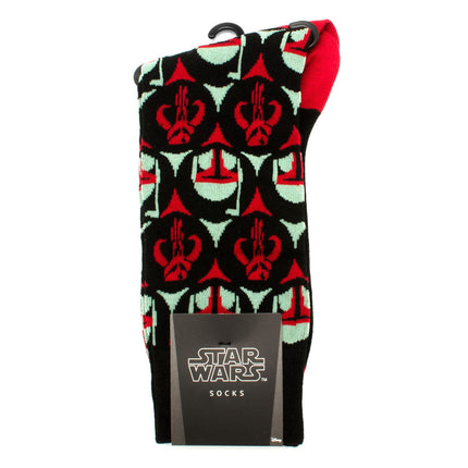 Star Wars Boba Fett Cufflinks, Tie Bar, and Dress Socks Gift Set Star Wars Socks - Paul Malone.com