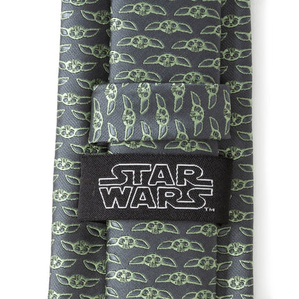 Star Wars Grogu Gray Tie Star Wars Ties - Paul Malone.com