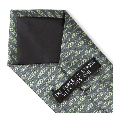 Star Wars Grogu Gray Tie Star Wars Ties - Paul Malone.com