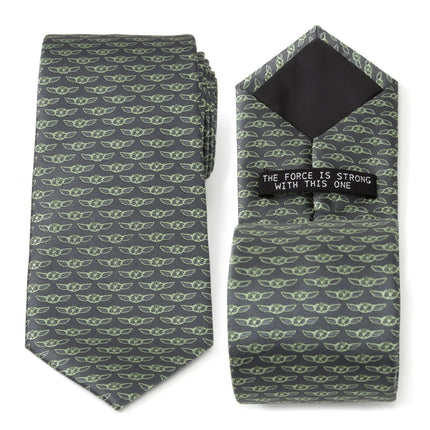 Star Wars Grogu Gray Tie Star Wars Ties - Paul Malone.com