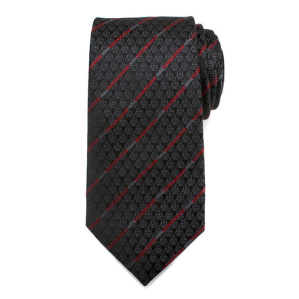 Star Wars Darth Vader LIGHTSABER Black and Red Striped Tie Star Wars Ties - Paul Malone.com