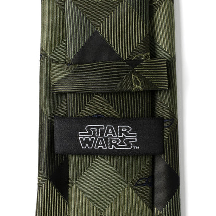 Star Wars Grogu Green Plaid Tie Star Wars Ties - Paul Malone.com