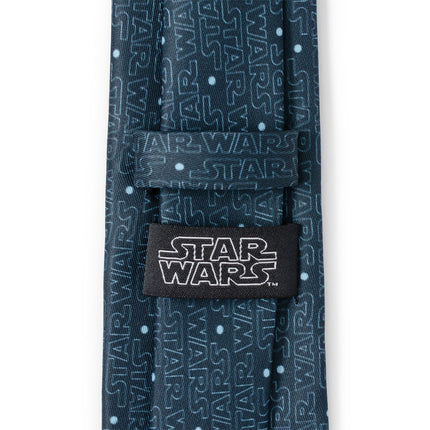 Star Wars Logo Blue Tie Star Wars Ties - Paul Malone.com