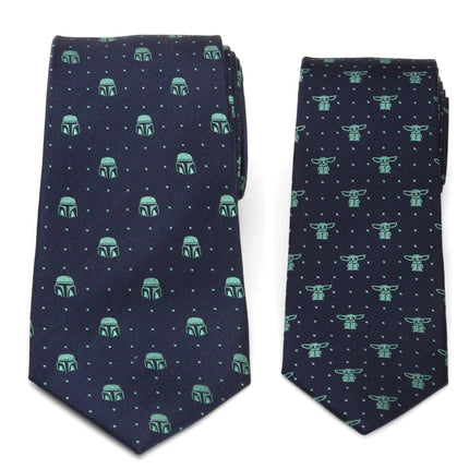 Star Wars Mandalorian and Grogu Ties Father and Son Gift Set Star Wars Ties - Paul Malone.com