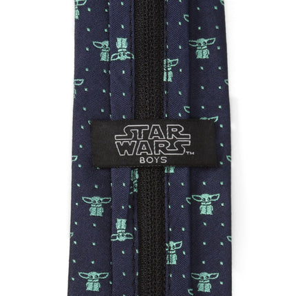 Star Wars Mandalorian and Grogu Zipper Tie Father and Son Gift Set Star Wars Ties - Paul Malone.com