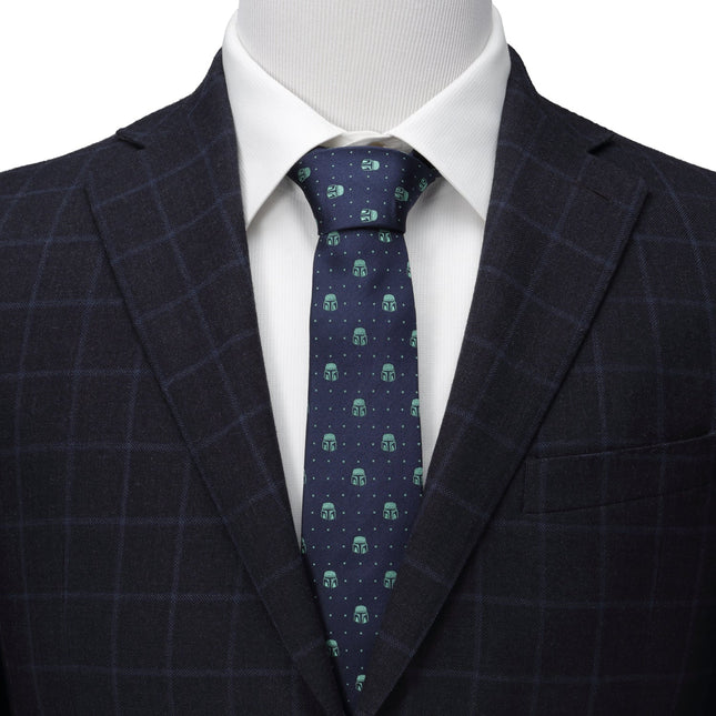 Star Wars Mandalorian Navy Dotted Tie Star Wars Ties - Paul Malone.com