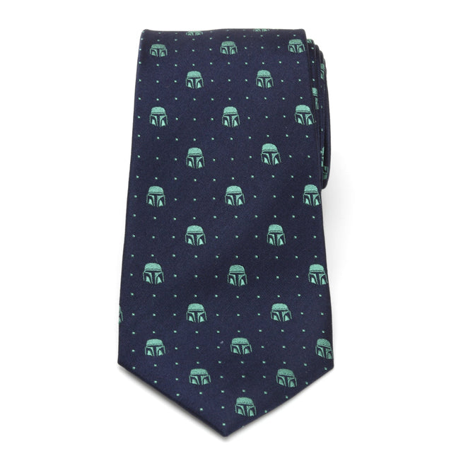 Star Wars Mandalorian Navy Dotted Tie Star Wars Ties - Paul Malone.com