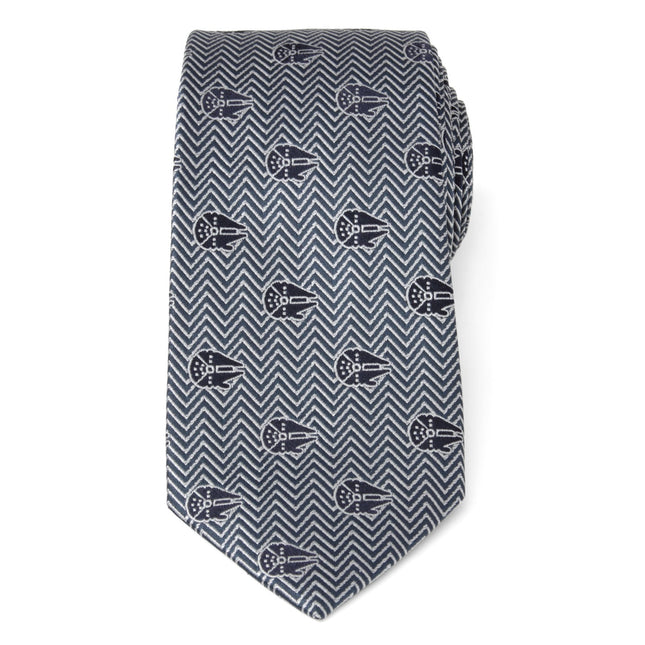 Star Wars Millennium Falcon Herringbone Tie Star Wars Ties - Paul Malone.com