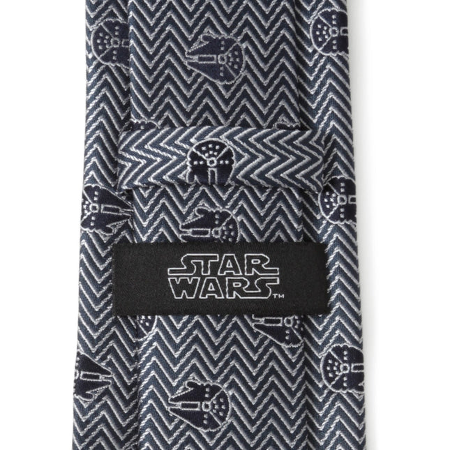 Star Wars Millennium Falcon Herringbone Tie Star Wars Ties - Paul Malone.com