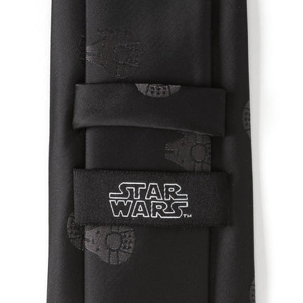 Star Wars Millennium Falcon Black Tonal Tie Star Wars Ties - Paul Malone.com