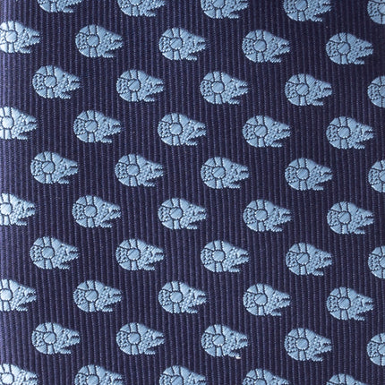 Star Wars Millennium Falcon Blue Tonal Tie Star Wars Ties - Paul Malone.com