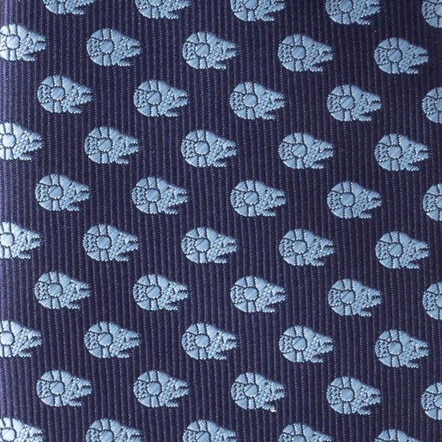 Star Wars Millennium Falcon Blue Tonal Tie Star Wars Ties - Paul Malone.com