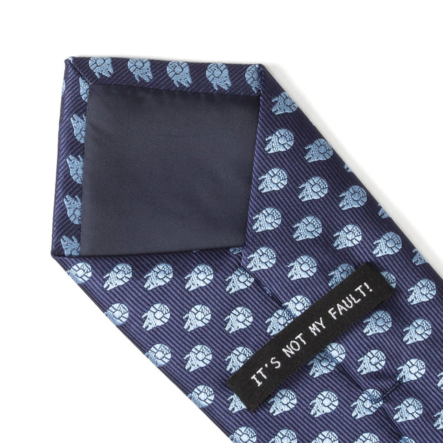 Star Wars Millennium Falcon Blue Tonal Tie Star Wars Ties - Paul Malone.com