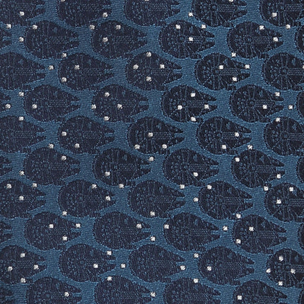 Star Wars Millennium Falcon Blue and White Dot Tie Star Wars Ties - Paul Malone.com