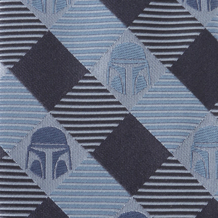 Star Wars Mandalorian Blue and Black Plaid Tie Star Wars Ties - Paul Malone.com