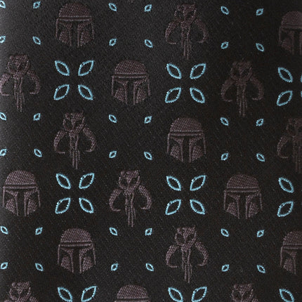 Star Wars Mandalorian Motif Black Tie Star Wars Ties - Paul Malone.com