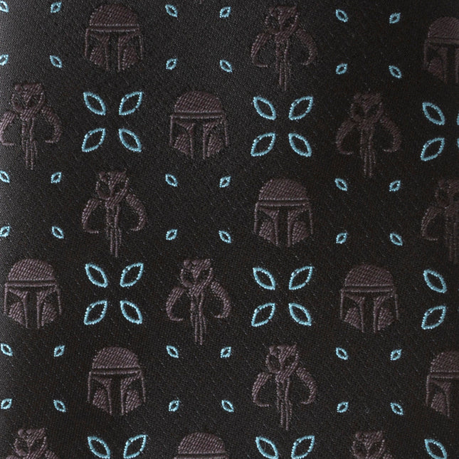 Star Wars Mandalorian Motif Black Tie Star Wars Ties - Paul Malone.com