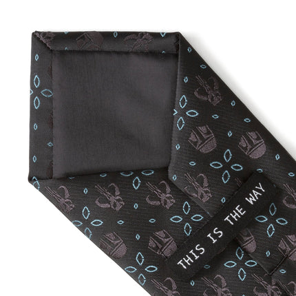 Star Wars Mandalorian Motif Black Tie Star Wars Ties - Paul Malone.com