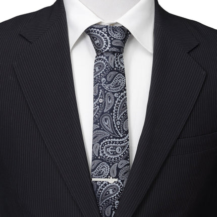 Star Wars Mandalorian Blue Paisley Tie Star Wars Ties - Paul Malone.com