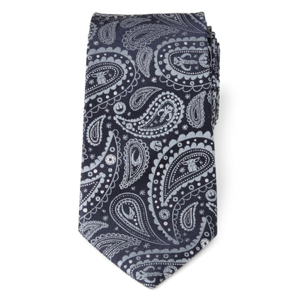 Star Wars Mandalorian Blue Paisley Tie Star Wars Ties - Paul Malone.com